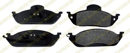 Monroe fx760 brake pad or shoe, front-monroe prosolution semi-metallic brake pad