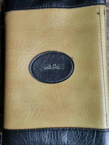 Genuine saab leather owners manual and documents organizer