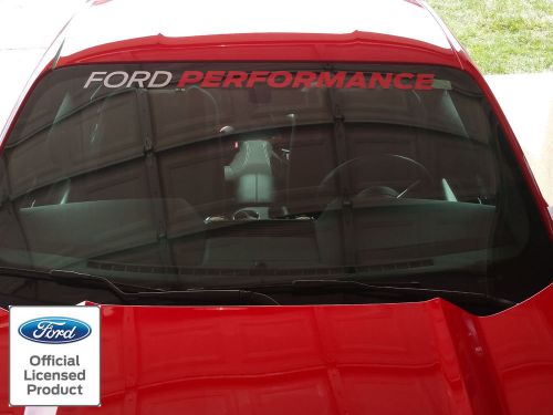 2005-2009 mustang new ford performance windshield banner decal vinyl graphics