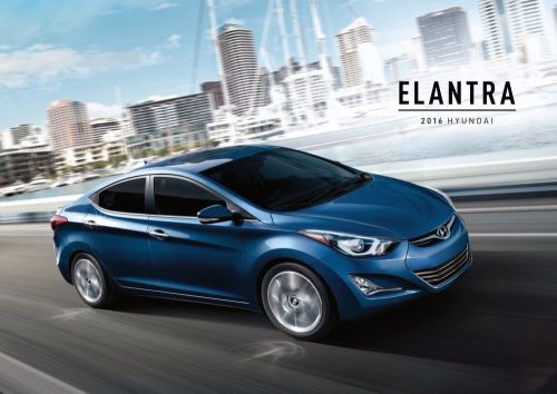 2016 hyundai elantra and gt 16-page original car sales brochure catalog