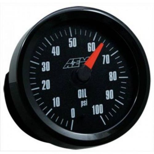 Aem analog oil / fuel sae pressure gauge 0 ~ 100psi  30-5133