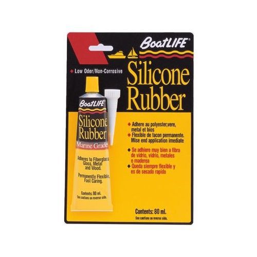 Boatlife marine grade white silicone rubber 2.8 fl oz tube