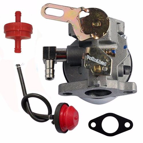 Carburetor for tecumseh 632107 632107a &amp; gasket primer bulb fuel filter line