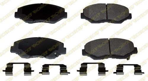 Monroe fx914 brake pad or shoe, front-monroe prosolution semi-metallic brake pad