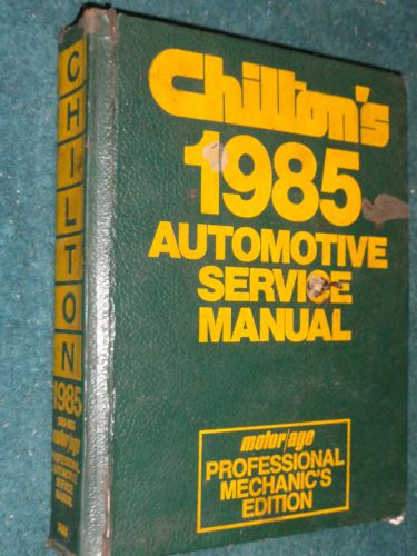 1981-1985 chevy ford camaro vette firebird mustang &amp; more chilton&#039;s shop manual