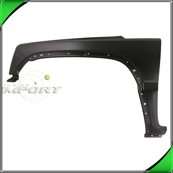 2002-2004 jeep liberty left front fender primed black steel replacement lh new