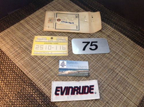 Sma1363 new johnson evinrude omc vintage 75hp decal sticker outboard motor