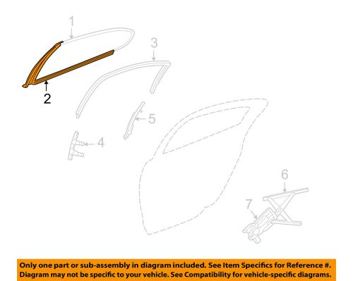 Chrysler oem glass-rear door-lift plate 4878907ac