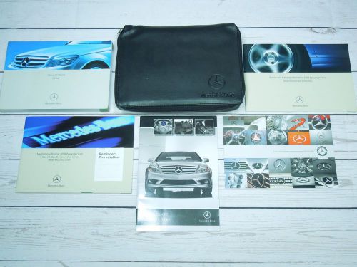 2008 mercedes benz c class c230 c300 c350 sport 4matic owners manual set