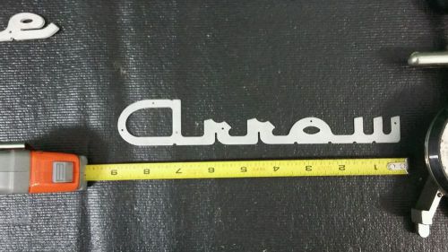 Piper arrow aluminum logo on engine cowling