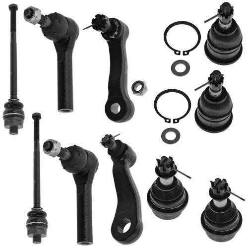 Ball joint tie rod front suspension 10pc kit for avalanche silverado sierra h2