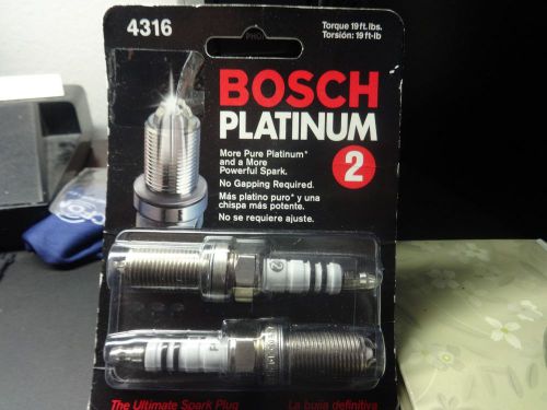2- new- 4316 bosh platinum plugs