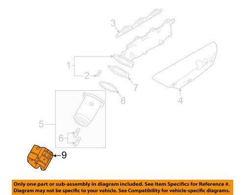 Kia oem 03-06 sorento 3.5l-v6 manifold-exhaust-converter shield 2853039420