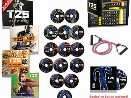 F0cus tz5 alpha+beta+gamma workout 14 set brand new with resistance band***