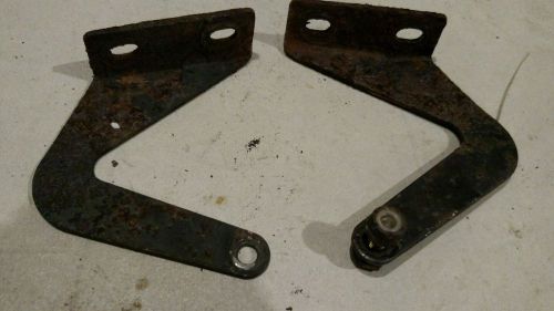 1990 arctic cat jag afs hood hinge brackets lynx panther puma cougar 440 90