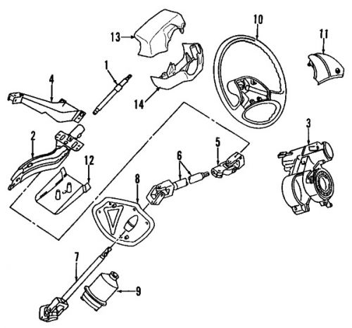 Volkswagen 701905851a genuine oem ignition switch