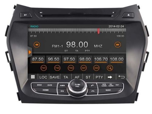8&#034; car dash dvd player gps navigation radio for hyundai ix45 santa fe 2013 2014