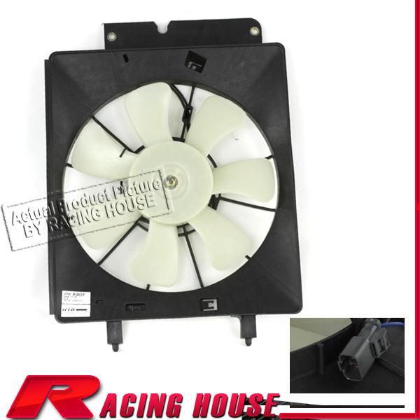 2002-2006 honda crv cr-v a/c air conditioning condenser fan shroud cooling motor