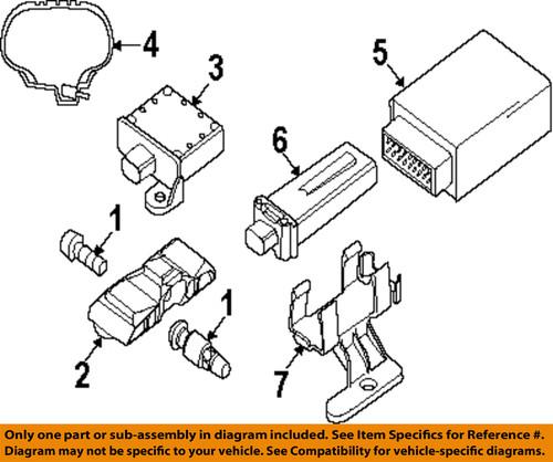 Bmw oem 36236781846 tire pressure monitoring system (tpms) sensor transponder