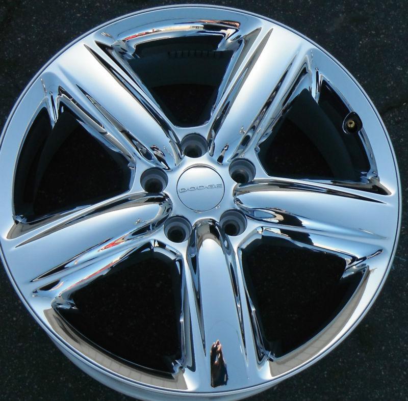 20" dodge durango 2012 2013  factory oem chrome clad wheel rim cap 1 