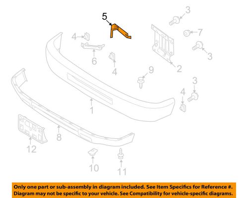 Ford oem e-350 super duty front bumper-reinforcement bracket left 8c2z17753a