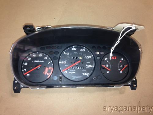 99-00 honda civic oem odometer instrument gauge cluster speedometer si 72k 