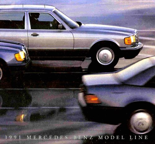 1991 mercedes-benz brochure -190e-300d-300e-300sel-420sel-560sec-300sl-500sl