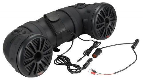 New boss atv20 dual 6.5 inch 450w atv marine boat amplified tube speakers system