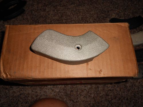 1968 1969 mustang seat hinge cover silver jade green original ford