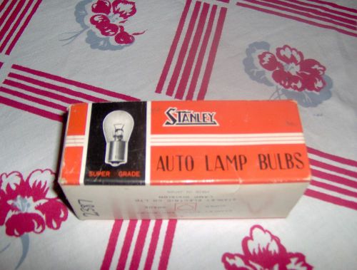 Vintage stanley auto lamp bulbs - a3603 - 12v 25/25w new/old stock box of 10