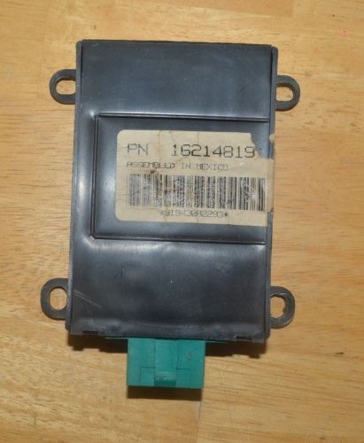 1993-2002 pontiac firebird trans am anti theft module 16214819 oem used