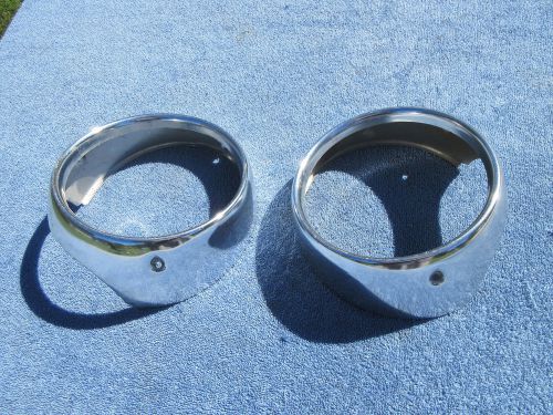 1964 ford galaxie 500 xl head light door bezels