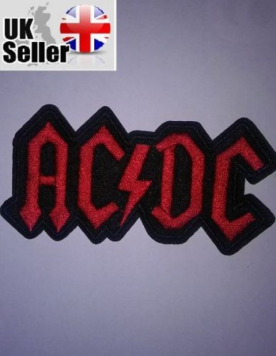 Acdc iron-on/sew-on embroidered patch