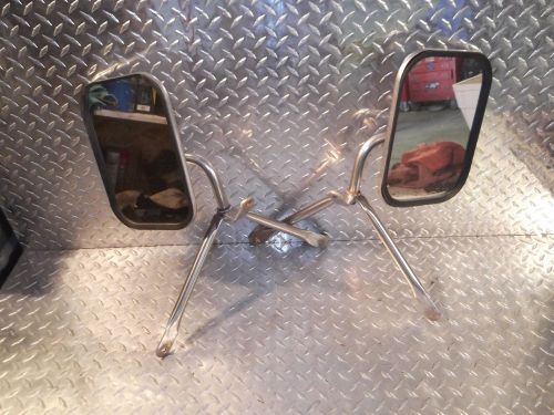 76 dodge truck door mirrors left &amp; right exterior outside ram 100 1/2 ton