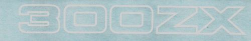 300zx decal for 1987-1989 non turbo. decal is white on clear