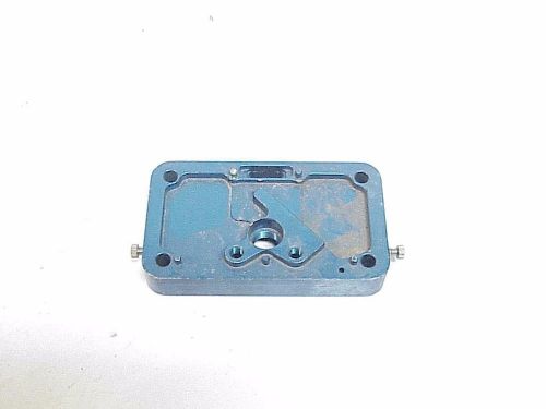 Blue billet aluminum holley carburetor metering block cs10 ihra nhra race car