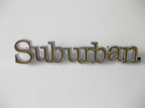 1974 1973 1975 chevrolet gmc suburban emblem excellent 1980 1977 1982 1980s