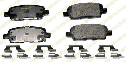 Monroe dx905 brake pad or shoe, rear-monroe dynamics brake pad