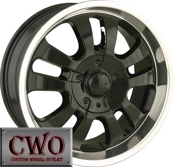 17 black dip d10 rims 6x139.7 6 lug tahoe yukon escalade gmc chevy cwo