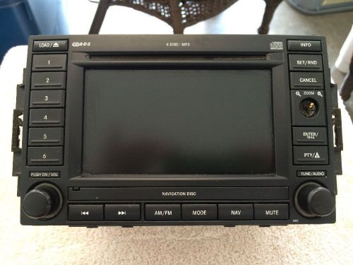 04 05 dodge durango navigation gps radio stereo screen display p56038646ak