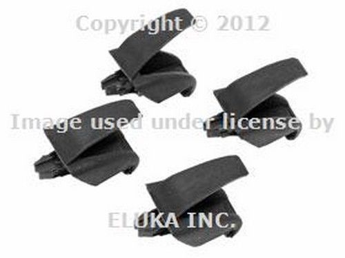 Bmw genuine rear door window shade rollor sun blind visor hooks x5 series e53