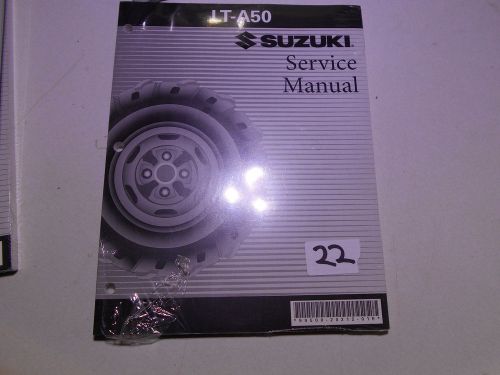 Suzuki lt-a50 service manual 99500-20212-01e #22