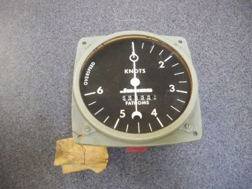 Vintage nos jones motrola usa nautical speed indicator type s9 knots fathoms