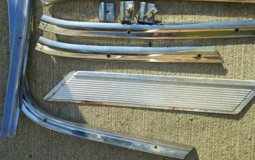 1963 ford thunderbird interior window chrome several pieces