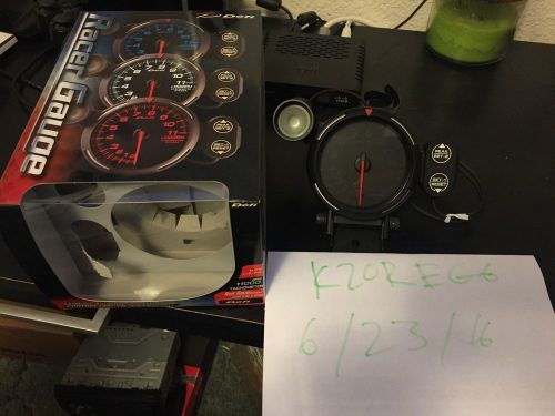 Defi tachometer red 11k redline shift light