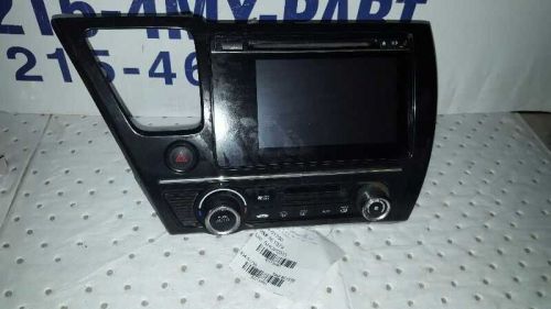 14 15 honda civic info-gps-tv screen center dash w/navigation cpe 1.8l us market