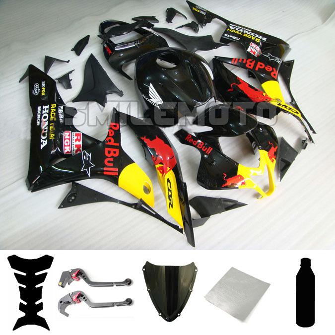 Bundle injection fairing windscreen levers for honda 2007 2008 cbr 600 rr f5 pay