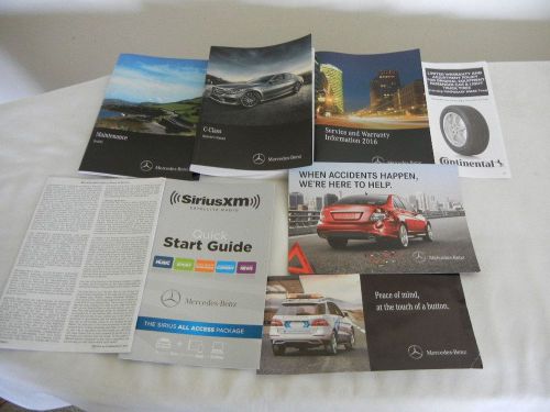 2016  mercedes-benz owner&#039;s operator&#039;s manual books c class c250 c350 c63 c300