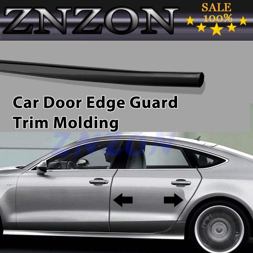Chorme black trim protector edge molding (38ft 1200cm) clear door edge guards