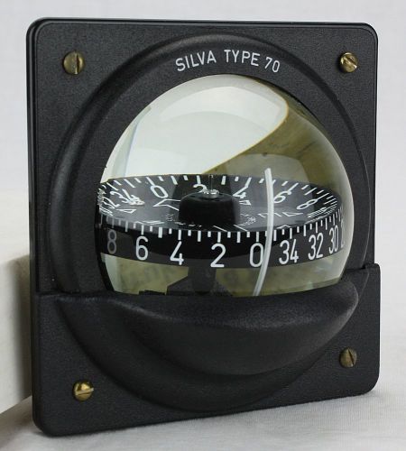 Vintage silva dash mount marine boat ships compass type 70 made in sweden